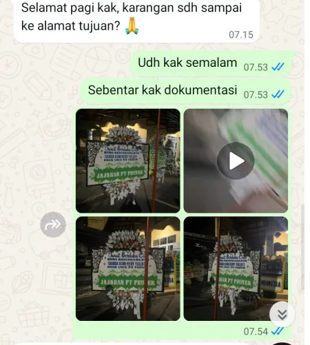 Pengiriman Papan Bunga Selamat Greenwich Park Bsd